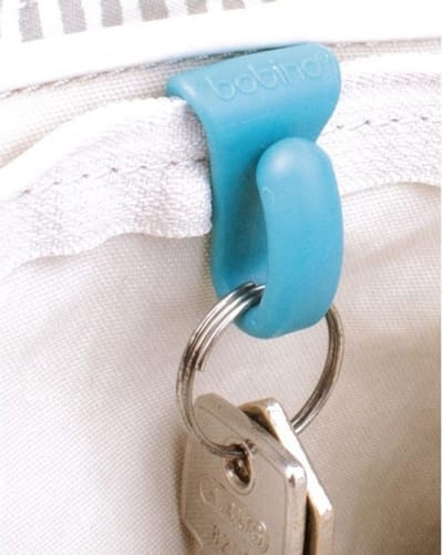Bobino sleutelhouder voor in de tas Key Clip - Turquoise