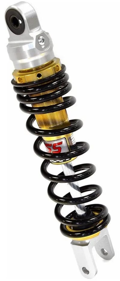 Yss Gas Eco Line Yamaha/peugeot/mbk/keeway/honda/cpi Achterschokbreker Zilver 280 mm