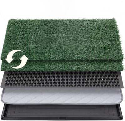 ApexArte® Hondentoilet Kunstgras - Outdoor Dieren Toilet - Geursafstotend