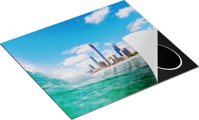 Chefcare Inductie Beschermer Golf aan de Gold Coast - 60x50 cm - Afdekplaat Inductie - Kookplaat Beschermer - Inductie Mat