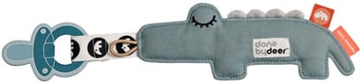 Done by Deer Croco Cozy Keeper Speenkoord Blue