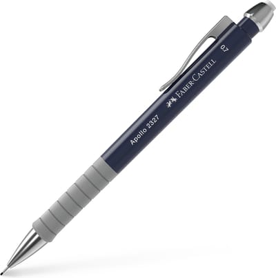Faber-Castell vulpotlood - Apollo - lijnbreedte 0.7mm - hardheid B - donkerblauw - FC-232703