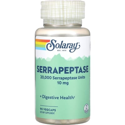 Serrapeptase, 10 mg, 90 vegetarische capsules