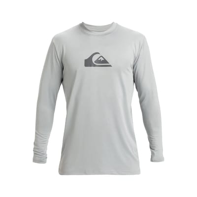 Quiksilver Everyday Surf Rash Guard Met Lange Mouwen Grijs S Man