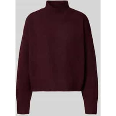 Col-pullover met wol en ronde hals