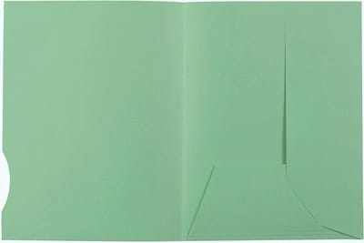 Exacompta 5x SUPER 210 - Pak van 50 mappen met 2 kleppen - 24x32cm - - Lichtgroen - 335004E