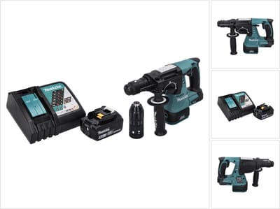 Makita DHR 243 RT1 accuboormachine 18 V SDS plus Brushless + 1x accu 5,0 Ah + oplader