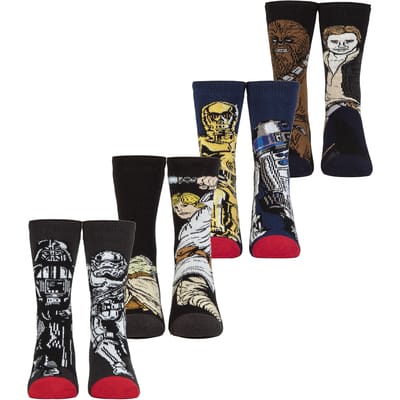 Heat Holders Lite 4 paar warme Star Wars-sokken voor kinderen - Star Wars