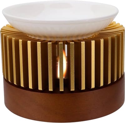 Aroma diffuser voor etherische oliën en was, theelicht brander, keramische schaal, Ø11 cm, perfect voor aromatherapie en decoratie in huis