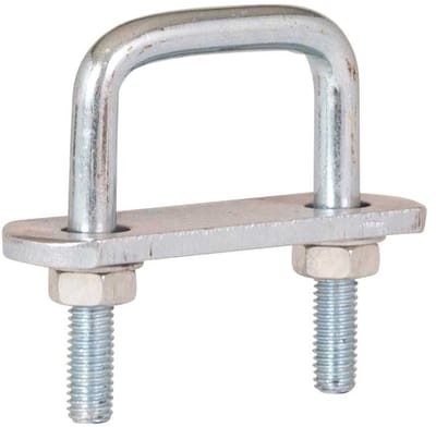 U-beugel met stropplaat - M10 - 140x63 mm