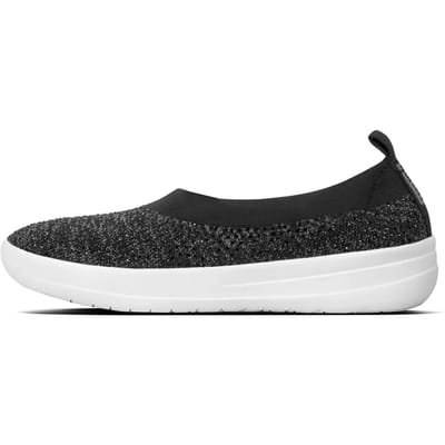 FitFlop Crystal™ uberknit ballerina