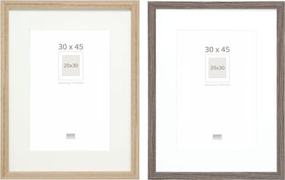 Deknudt Frames fotowand S66KMP 4 - 2 fotokaders - foto 20x30/30x45 cm