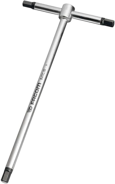 Inbussleutel T-greep - Zeskant sleutel - Vastdraaien Schroeven - Lange steel - 10 mm 300 mm - Metaal