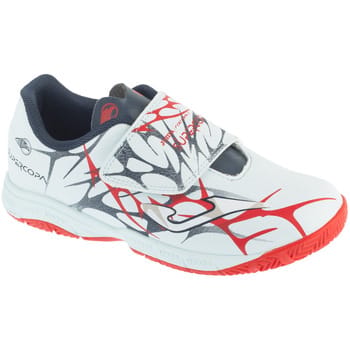 Joma Super Copa Jr 25 SCJW INV, voor een jongen, Wit, Indoorschoenen, maat: 27