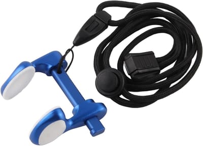 Antislip neusclip voor freediving en zwemmen - Oordruk egaliserende trainingsuitrusting - Waterdichte en comfortabele neusclip in zwart, blauw, zilver voor optimale prestaties