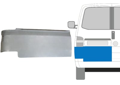 Reparatie plaatwerk achterste deuren voor Volkswagen Transporter T5 2003-2015