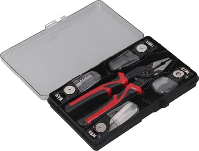 Multifunctionele Tangenset - Combi Tang Gereedschap - Knippen Strippen Krimpen - 5 Verwisselbare Koppen - 16mm Snijbreedte - Tweekleurig Handvat