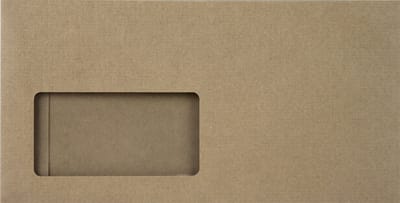 Ecologische bruine enveloppen DL - 110 x 220 mm - 50 stuks - HK zelfklevend met plakstrip - 100 gram - Eko Design - Netuno