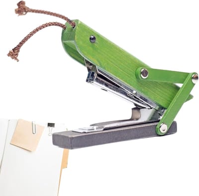 Handmatige Nietmachine - Bureau Nietmachine - Documenten Organiseren - Arbeidsbesparend Ontwerp - 13.5 x 4.2 x 6.2 cm - Meerkleurig