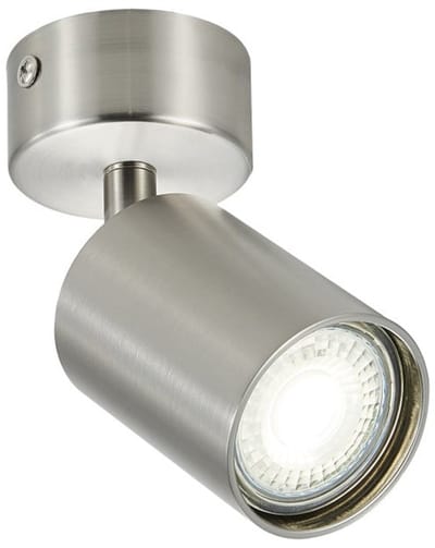 Opbouw Spot Satin Nickel Siena - 1x GU10 (max 10 watt) - IP20
