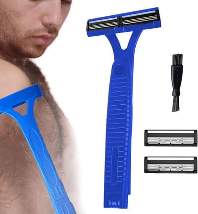 Rug Scheerapparaat - Lichaamstrimmer Men - Lichaamsverzorging - Ergonomisch Handvat - 45 cm - Zwart