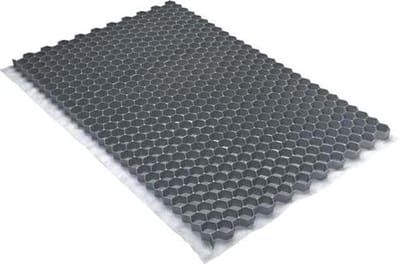 Gazonroosterstenen - Kiezelmatten - Tuin Stabiliseren - Honingraatstructuur - 76 x 117 cm - Grijs