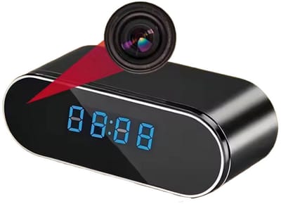 Spy wekker - Klok met camera - Nachtvisie - Bewegingsdetectie - Infrarood - 32GB