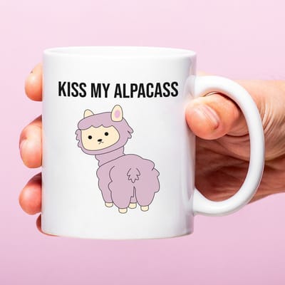 Ditverzinjeniet.nl Mok Kiss My AlpacASS