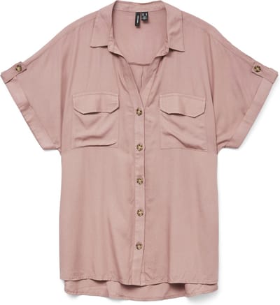 VERO MODA - VMBUMPY SS SHIRT WVN NOOS - Dames - Blouses