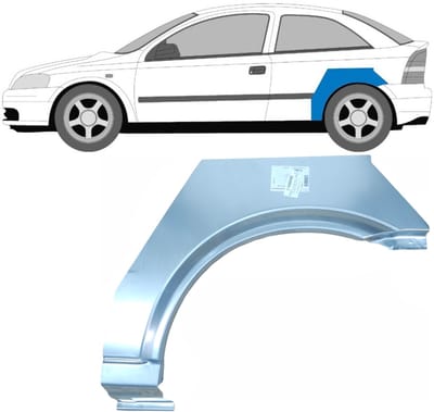 Reparatiepaneel achterspatbord voor Opel Astra G 1998-2009 / Links