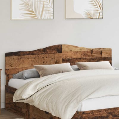 vidaXL Hoofdbord Oud Hout Bewerkt hout