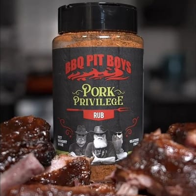 BBQ Pit Boys Pork Privilege Rub – Kruidige Varkensrub met Zoete & Pittige Twist – 230 g – Glutenvrij