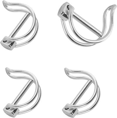 4.5 x 40 mm Vergrendelingssplint Retainer Pin voor Boerderij, Tuin en Landschap, Verpakking van 4 Stuks