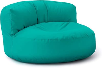 LUMALAND Beanbag Lounge: Zitzak voor uw goedgevulde sit-in | Ontdek modern, knuffelbaar design & relax in stijl in- & outdoor I Met aanpasbare EPS vulling | 90 x 50 cm