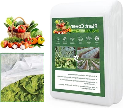 Winter Fleece voor Planten, 2 x 10 m, Beschermdoek voor Vorst en Planten, Ademend en Vorstbestendig Tuinmateriaal, Bescherming tegen Schimmels en Plagen