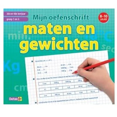Mijn Oefenschrift Maten En Gewichten (8-10 J.) 3de-4de Leerjaar / Groep 5-6 - Mijn Oefenschrift - MONIEK VERMEULEN