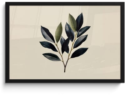 Poster in lijst - Fotolijst 60x40 cm - Posters - Ovaal - Olijfgroen - Simpel - Posterlijst zwart - Decoratie - Wanddecoratie woonkamer - Muurdecoratie slaapkamer