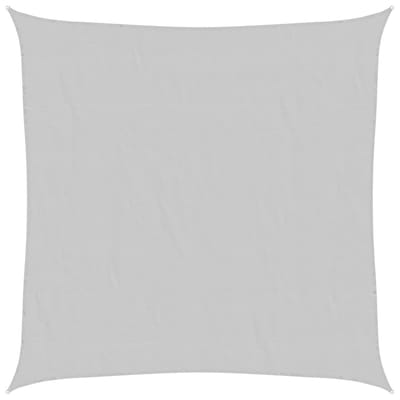 vidaXL - Zonnezeil - 5x5 - m - 100% - polyester - oxford - lichtgrijs