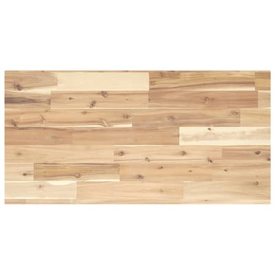 vidaXL - Wastafelblad - 100x40x2 - cm - onbehandeld - massief - acaciahout