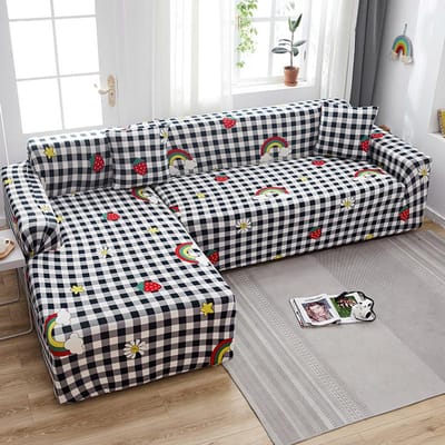 Stretch Slipcovers Sectionele Elastische Stretch Sofahoes Voor Woonkamer Bankhoes L Vorm Fauteuilhoes Enkel 1 seat sofa