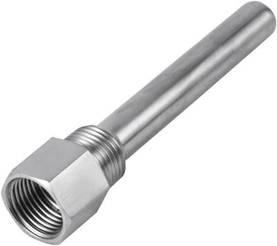 Thermowell van Roestvrij Staal met 1/2 inch NPT Schroefdraad voor Temperatuursensoren