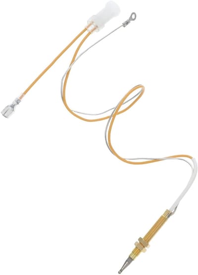 Thermokoppel Sensor - Gasfornuis Onderdeel - Veilige Gasregeling - Brede Toepasbaarheid - 30 cm Lengte - Goudkleurig