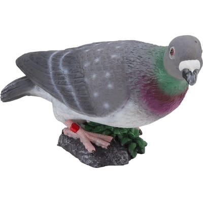 Simulation Pigeon Résine Synthétique Oiseau de Simulation Vive pour Décoration de Maison Décoration de Vacances Jouets Éducatifs Type 1 gray