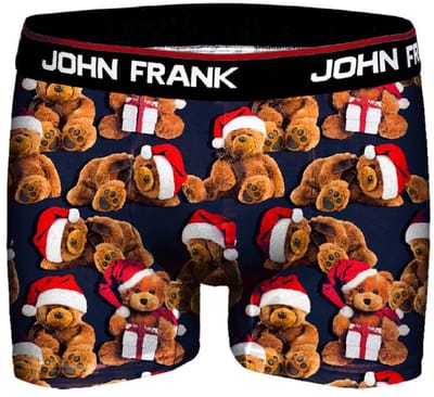 John Frank Boxershorts-Christmas Edition-Sinterklaas-Onderbroek Heren-Cadeau Heren-Teddy Bear-XL
