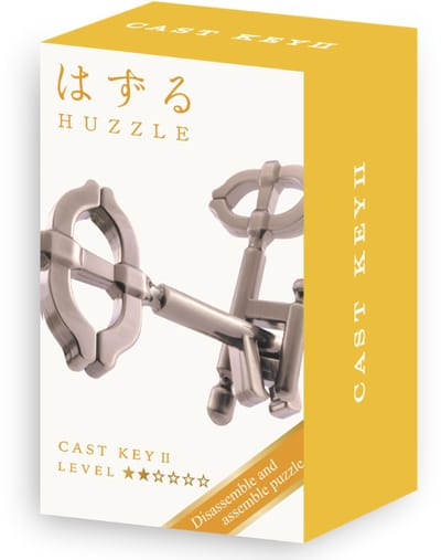 IQ-puzzel - Key II - Mini - Metaal - Niveau 2