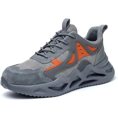 Lichtgewicht werkveiligheidsschoenen voor heren en dames, stalen neus, onverwoestbare, lekvrije veiligheidsschoenen, beschermende werksneakers 43