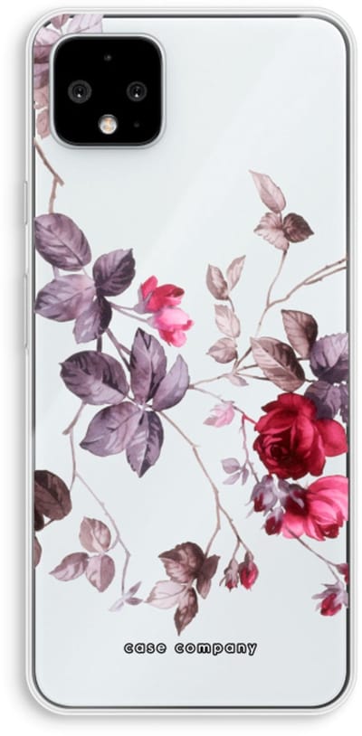 Case Company® - Hoesje geschikt voor Google Pixel 4 XL hoesje - Mooie bloemen - Soft Cover Telefoonhoesje - Bescherming aan alle Kanten en Schermrand