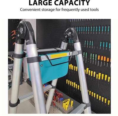 Dailygoods- Laddertas Opvouwbaar - Oxford Doek - Gereedschapstas - Grote Capaciteit - Geschikt voor Renovatie - Duurzaam Materiaal