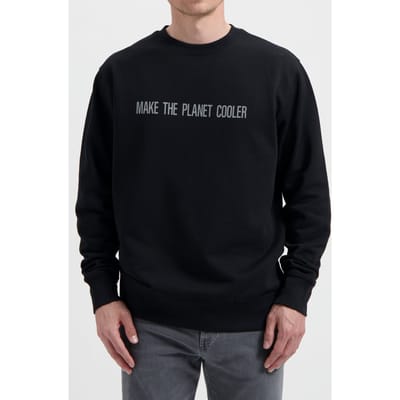 Mud Jeans Ty Sweatshirt Black Size: XS | Sweaters Outlet | Heren | Zwart