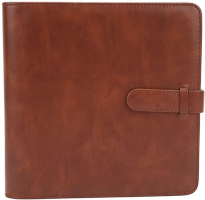 Dailygoods- Fotoalbum Grote Capaciteit - 288 Vakken - 3 Inch Plakboek - Multifunctioneel - Transparante Pocketpagina's - Slijtvast PU-leer - Fotoboek